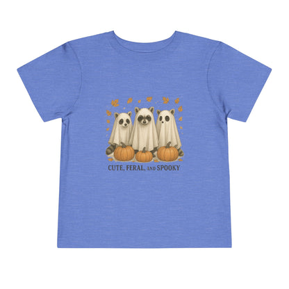 Cute Feral and Spooky Halloween Toddler Tee