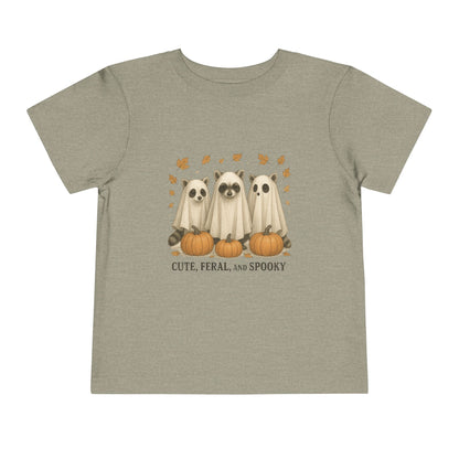 Cute Feral and Spooky Halloween Toddler Tee