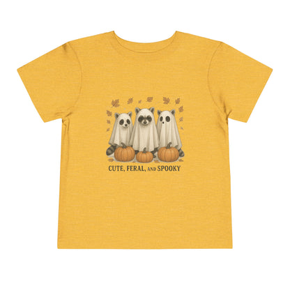 Cute Feral and Spooky Halloween Toddler Tee