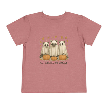 Cute Feral and Spooky Halloween Toddler Tee