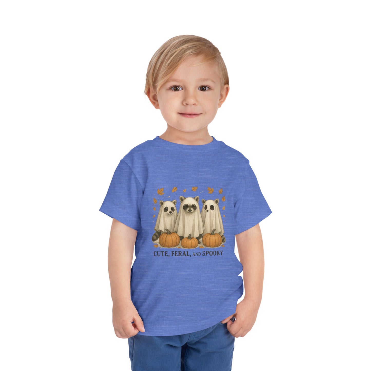 Cute Feral and Spooky Halloween Toddler Tee