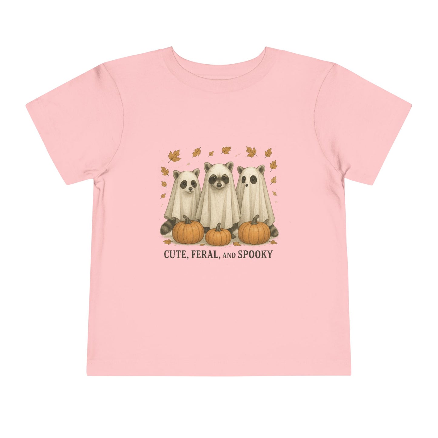 Cute Feral and Spooky Halloween Toddler Tee